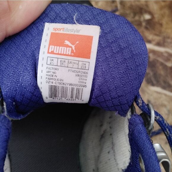 Puma women's running shoes sneakers purple size 7. 188 - Picture 11 of 12